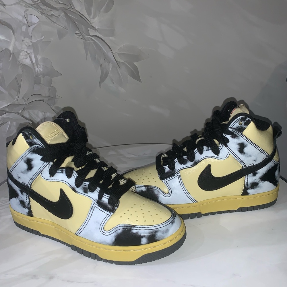 Nike Dunk High 1985 Black Acid Wash- SOLD!!